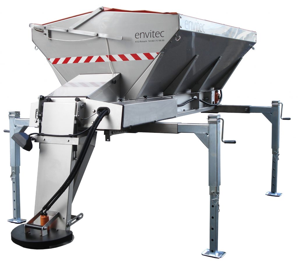 Winterdienst Salzstreuer, Aufbaustreuer